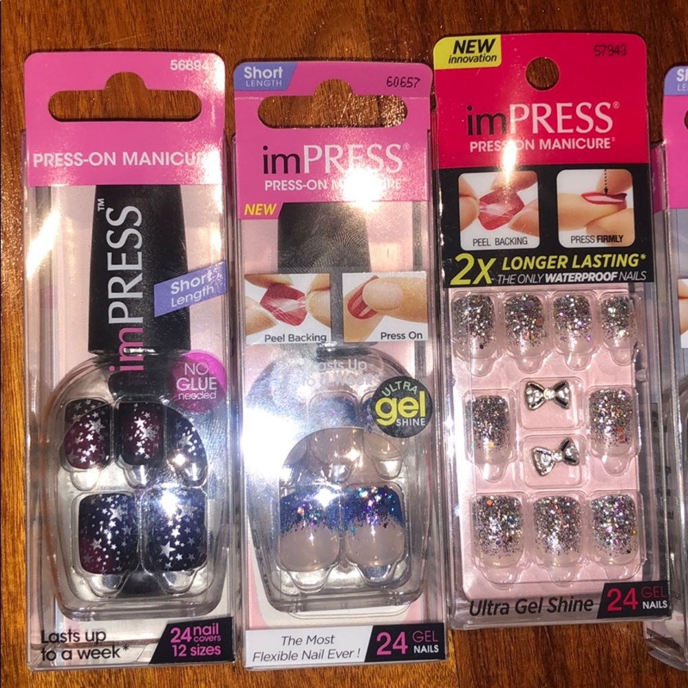 ImPRESS stick on manicure: Vintage and edgy styles